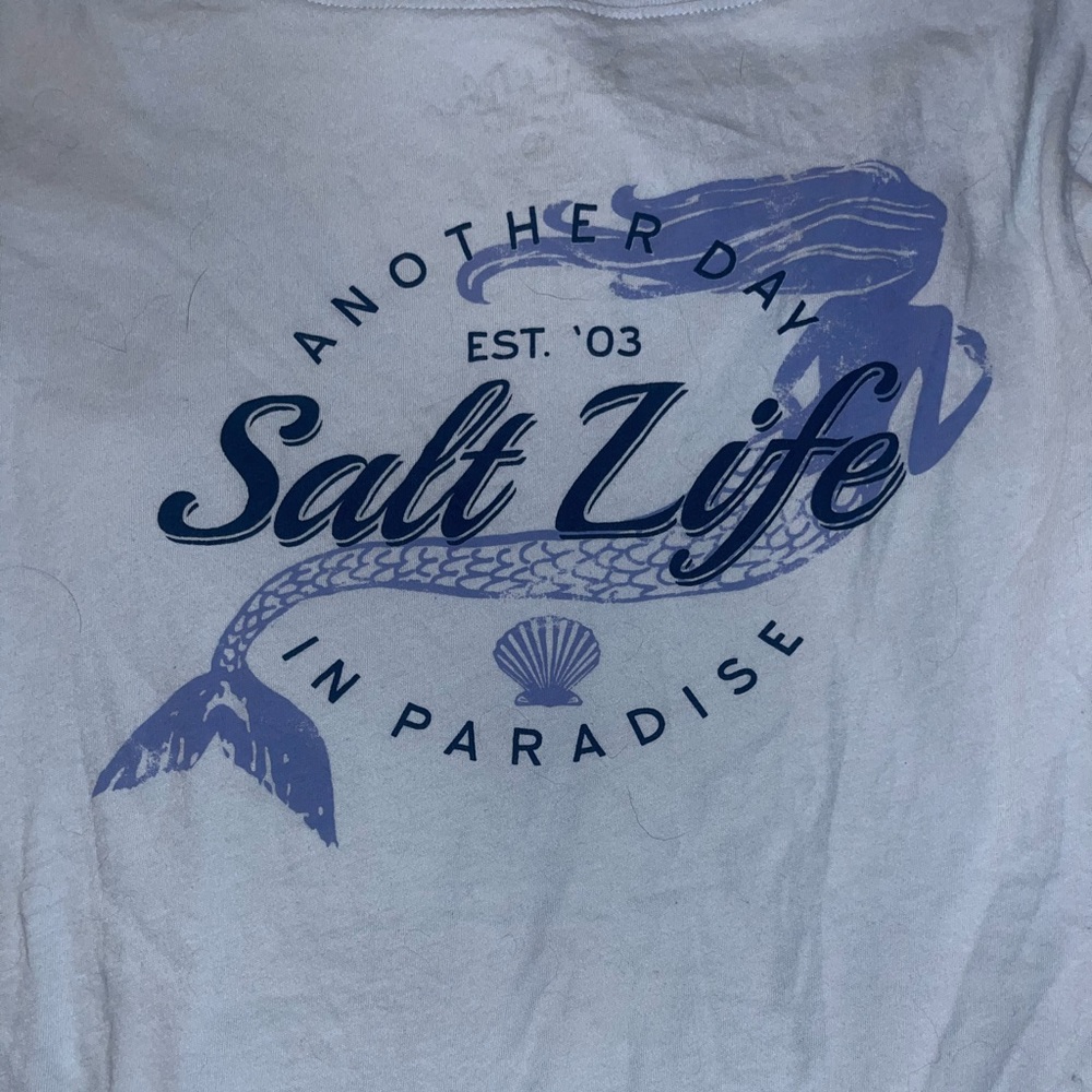 Another Day in Paradise Sea Life Blue Short Sleeve T-shirt